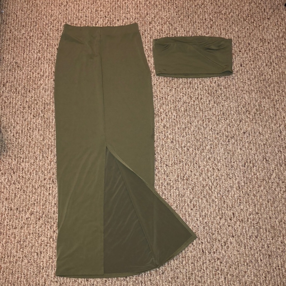Forever 21 Olive 2 piece Size: Small
